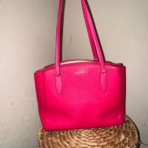 Kate Spade Pink Leather Tote Bag and machine wallet